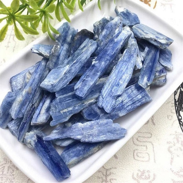 100-500g Natural Crystals Blue Kyanite Stones and Minerals Luck room Decoration freeshipping - Dara Laine Murray