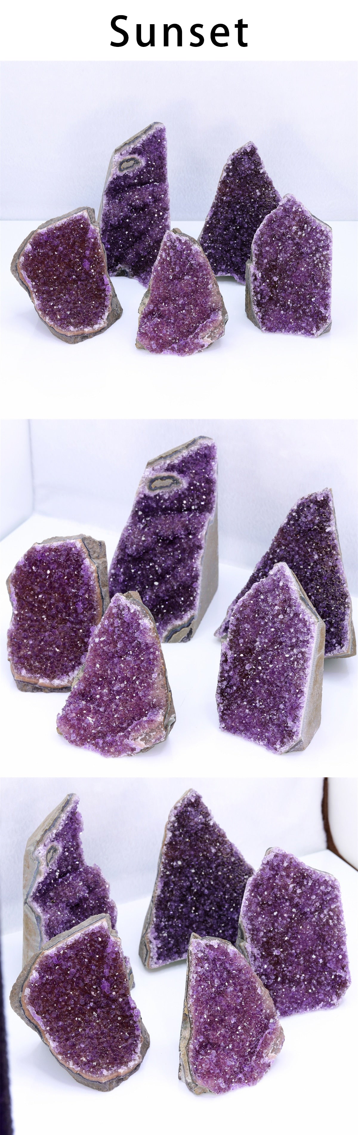 Choose Your Size and Color - Amethyst Geode Cluster / Raw Crystal freeshipping - Dara Laine Murray