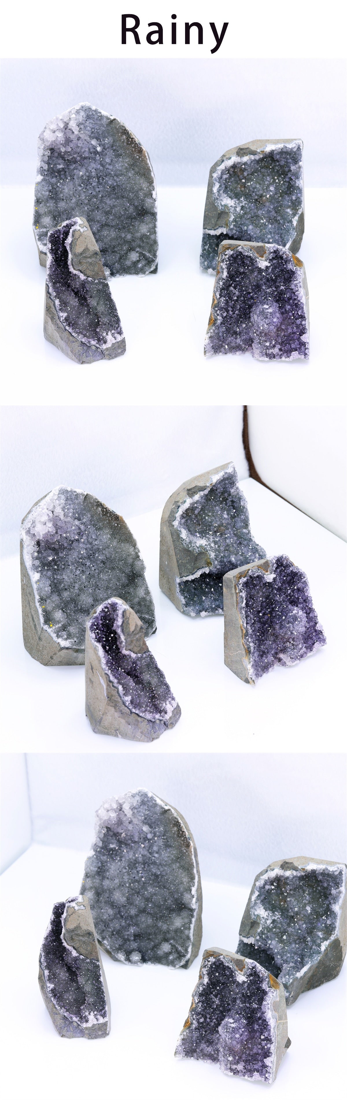 Choose Your Size and Color - Amethyst Geode Cluster / Raw Crystal freeshipping - Dara Laine Murray