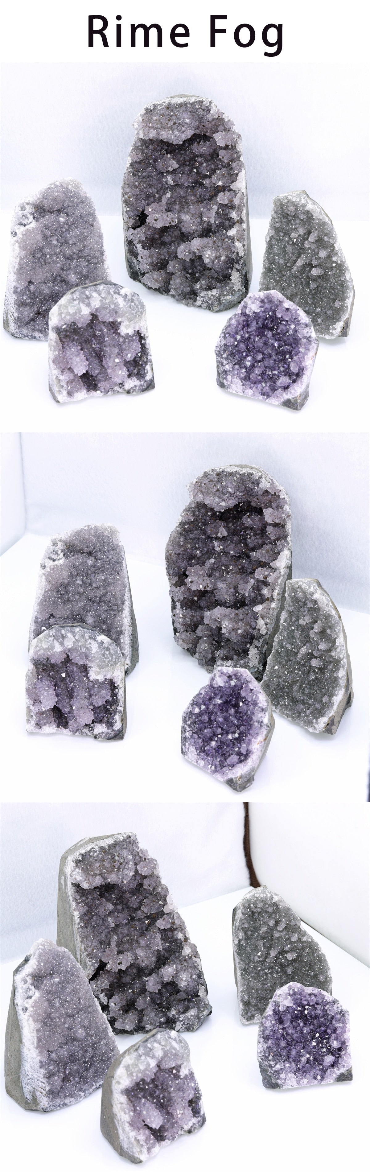 Choose Your Size and Color - Amethyst Geode Cluster / Raw Crystal freeshipping - Dara Laine Murray