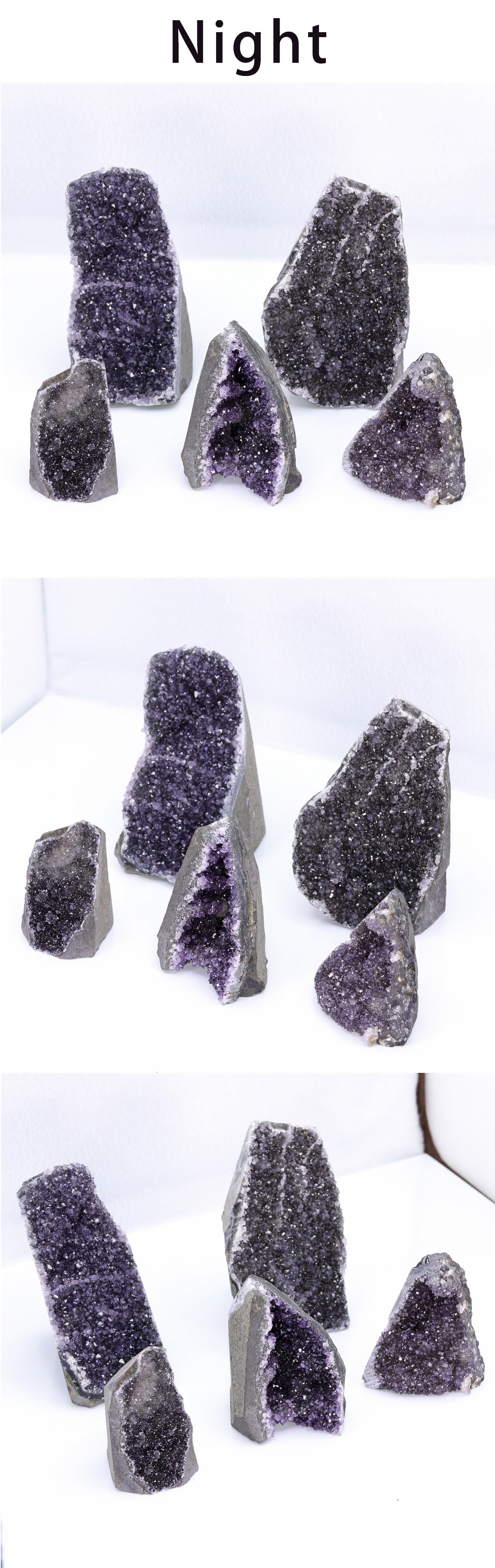 Choose Your Size and Color - Amethyst Geode Cluster / Raw Crystal freeshipping - Dara Laine Murray