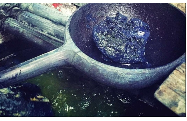 Traditional Shibori Hand Dyed Indigo Fabric Tablecloth / Tapestry freeshipping - Dara Laine Murray