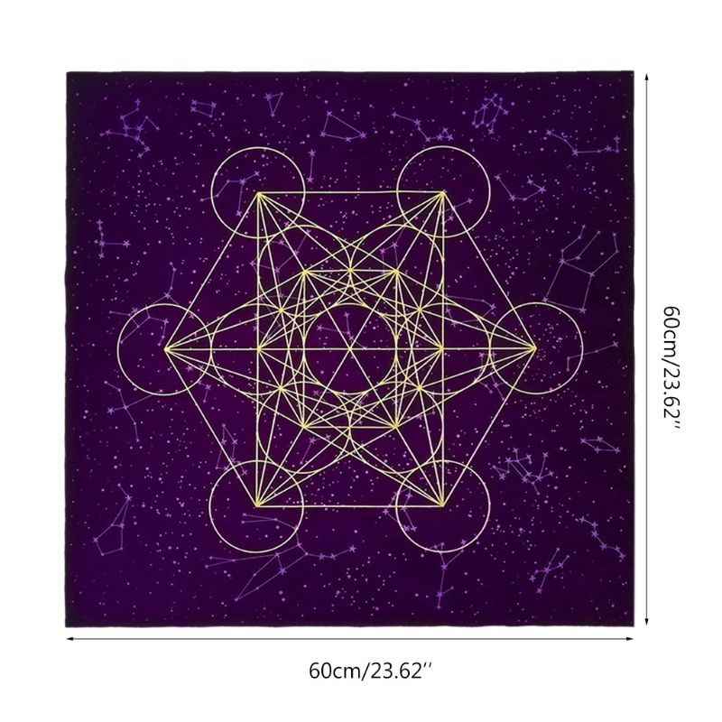Crystal Grid Altar Velvet Cloth freeshipping - Dara Laine Murray