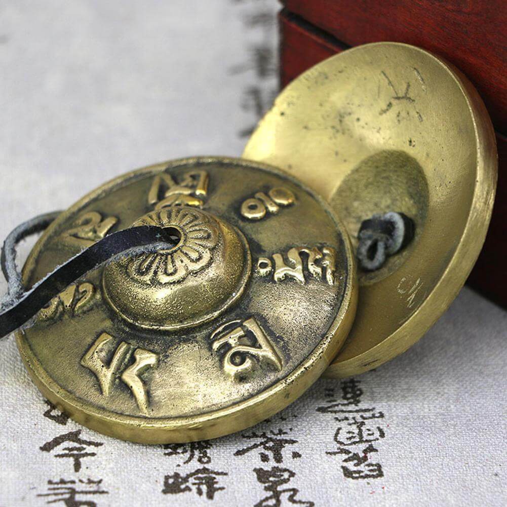 1 Pair Brass Yoga Cymbals / Chime.