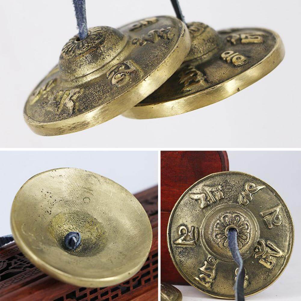 1 Pair Brass Yoga Cymbals / Chime.