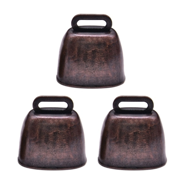 3Pcs Cow Horse Sheep Grazing Bell Farm Animal Anti Lost Copper Bells Loud Crisp Spread DIY Accessories Pet Pendant Decorations freeshipping - Dara Laine Murray
