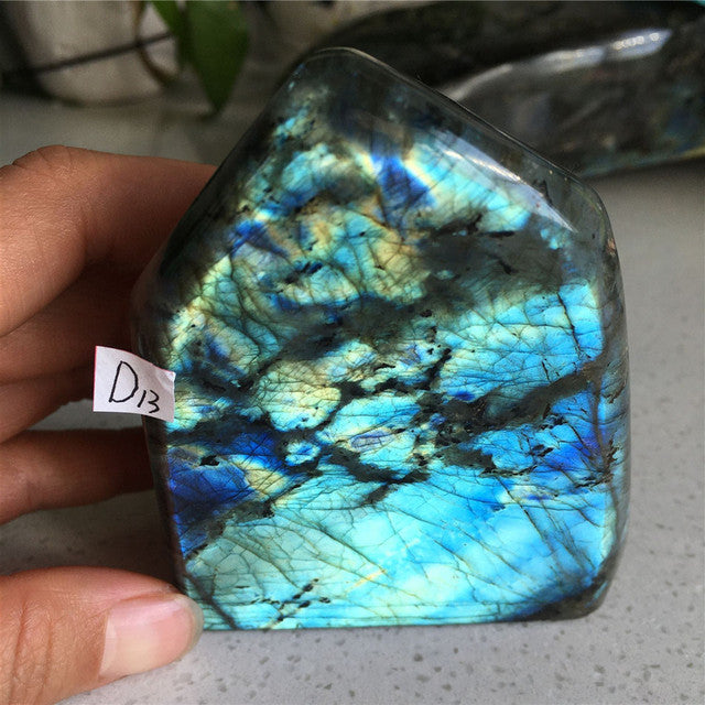 Blue Flash Labradorite Crystal Stone from Madagascar (choose your own specific piece)