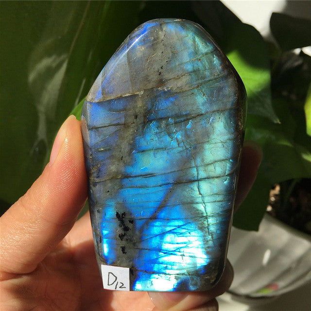 Blue Flash Labradorite Crystal Stone from Madagascar (choose your own specific piece)