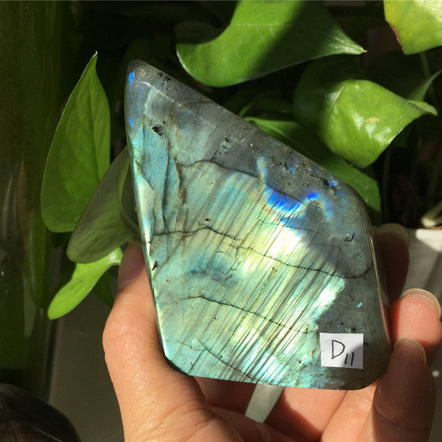 Blue Flash Labradorite Crystal Stone from Madagascar (choose your own specific piece)