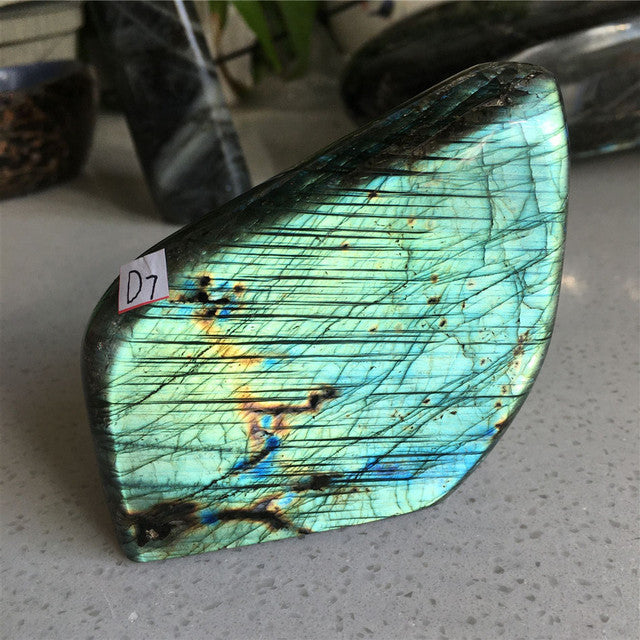 Blue Flash Labradorite Crystal Stone from Madagascar (choose your own specific piece)