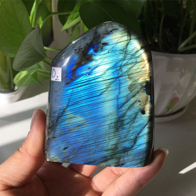 Blue Flash Labradorite Crystal Stone from Madagascar (choose your own specific piece)