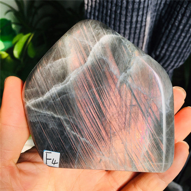 Misty Starlight Violet Labradorite Crystal - Freeform w/ Pink and Purple Flash (rare) choose your own