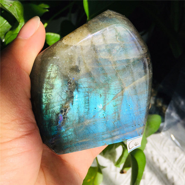 Misty Starlight Violet Labradorite Crystal - Freeform w/ Pink and Purple Flash (rare) choose your own