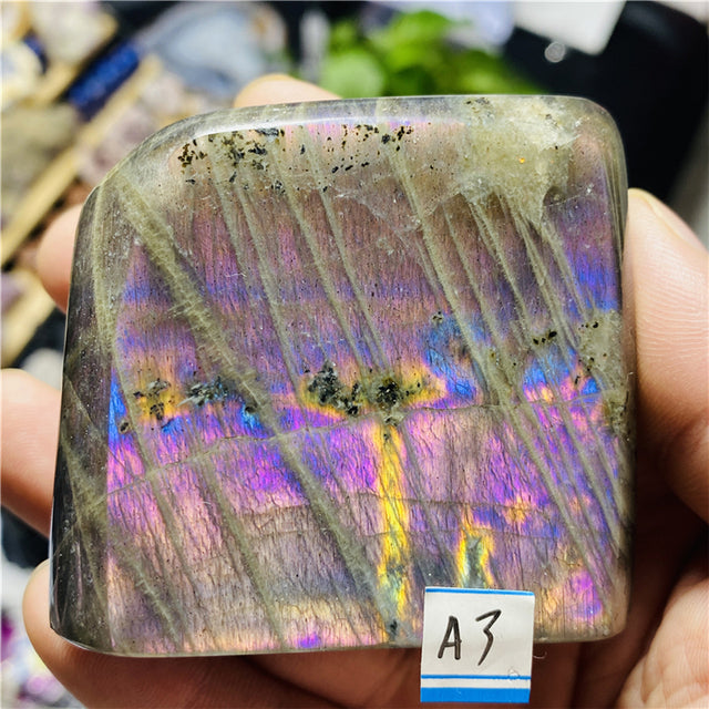 Purple Labradorite Crystals - Choose your own freeform violet labradorite crystal