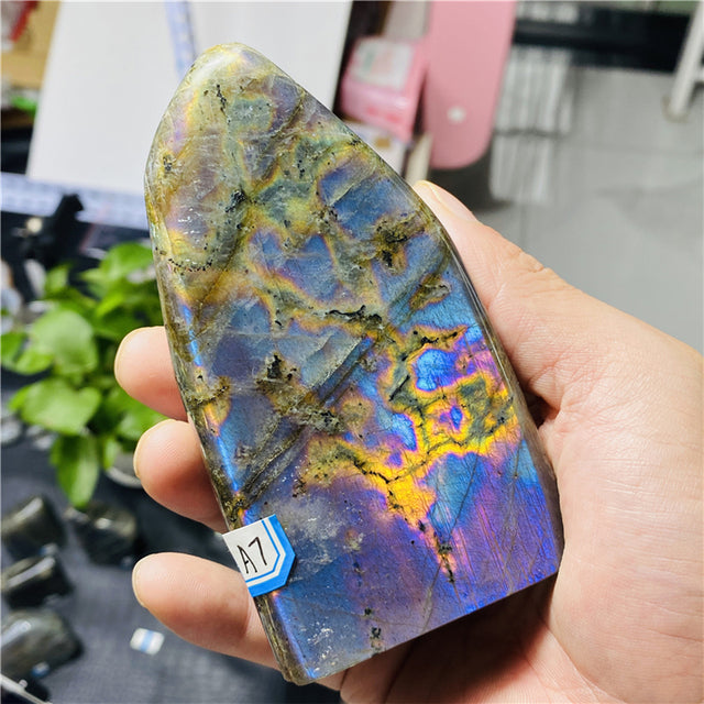 Purple Labradorite Crystals - Choose your own freeform violet labradorite crystal