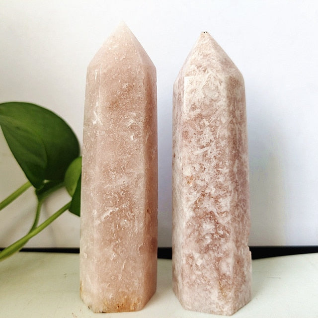 Natural Pink Amethyst Crystal Tower Wand Point Mineral Room Decoration Stones Energy Spiritual Meditation and Healing Crystals freeshipping - Dara Laine Murray