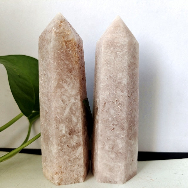 Natural Pink Amethyst Crystal Tower Wand Point Mineral Room Decoration Stones Energy Spiritual Meditation and Healing Crystals freeshipping - Dara Laine Murray