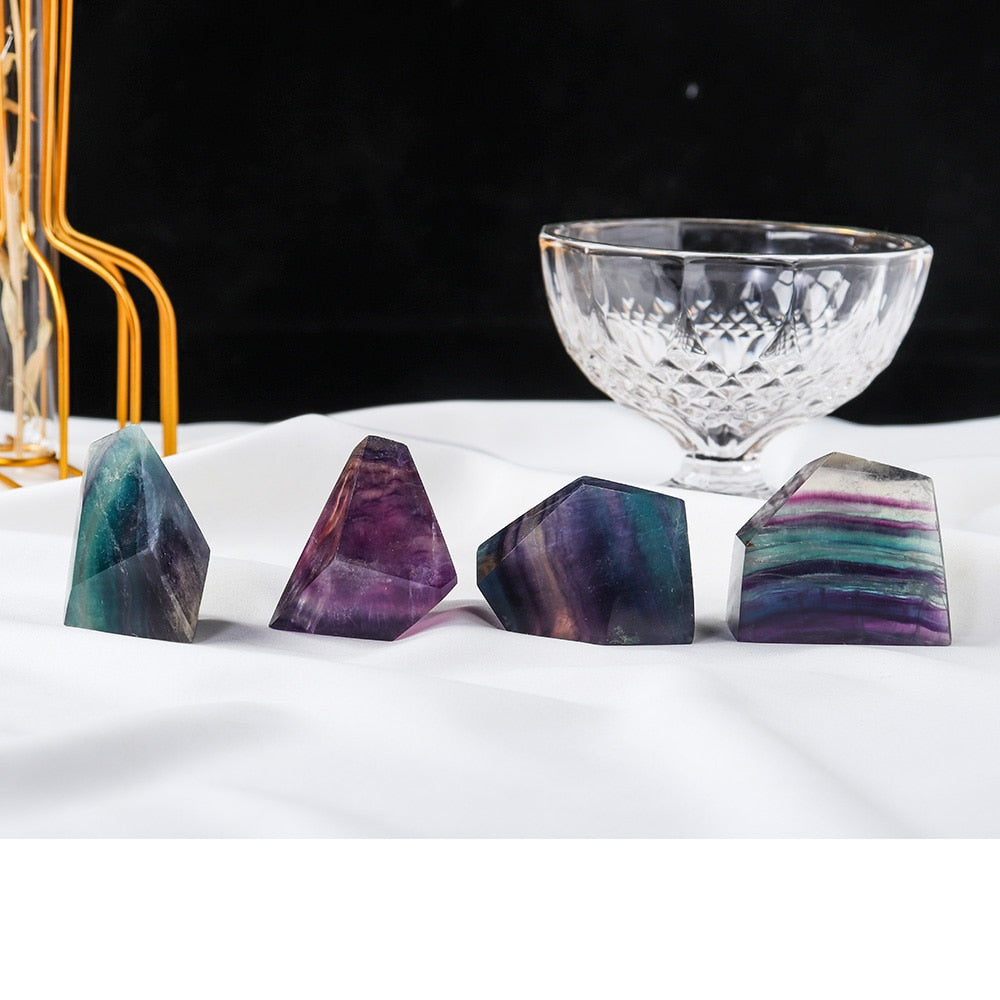 Rainbow Fluorite Polished Crystal Chunk freeshipping - Dara Laine Murray