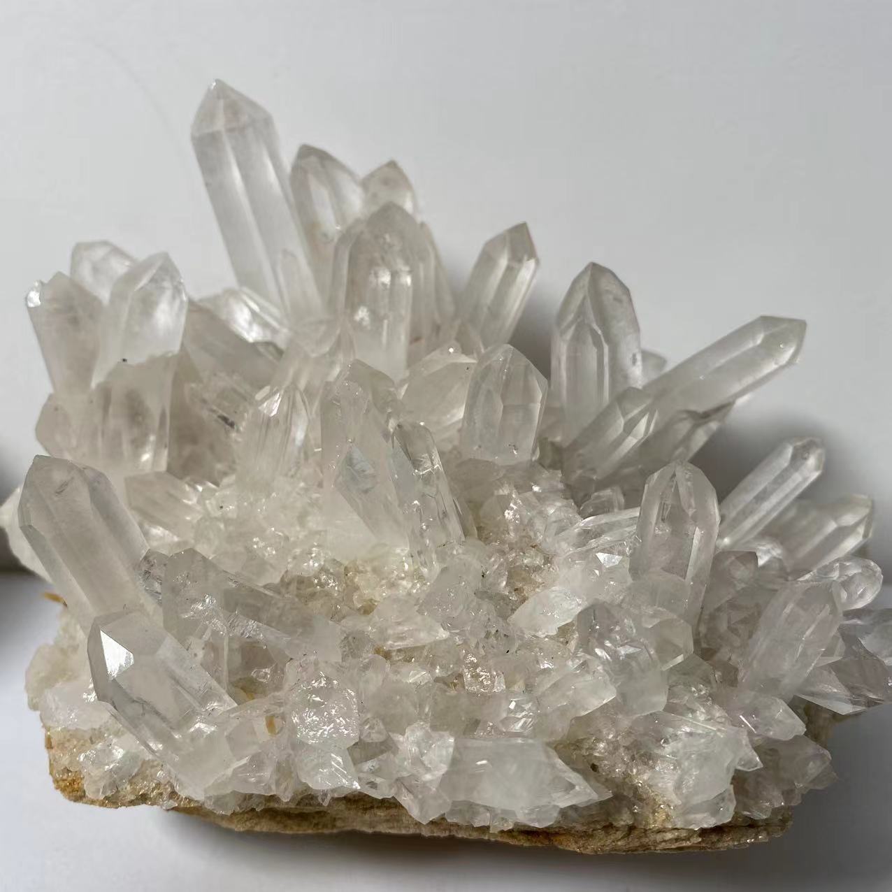 Natural Rare White Quartz Crystal Cluster Mineral Specimen Healing