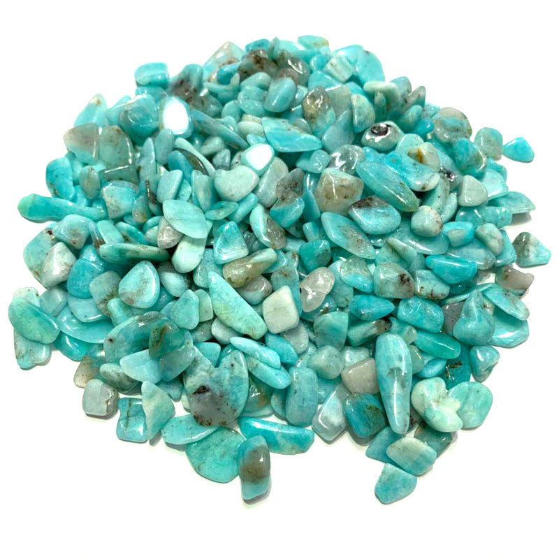 Amazonite Tumbled / Polished Stones - 100g Perfect for Crystal Grids.