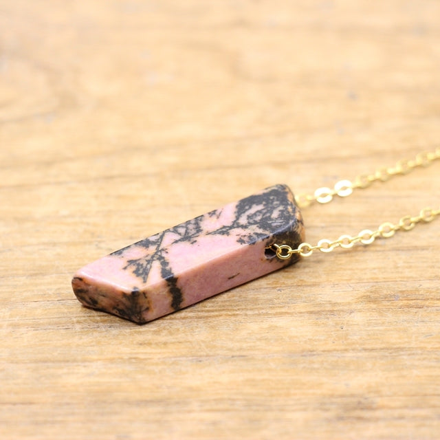 Polished Stone Crystal Slice / Slab Pendants Necklace Crystal Jewelry - Irregular and Natural Shapes