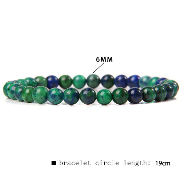The Green Collection - A collection of green crystal bracelets for luck, abundance, and growth
