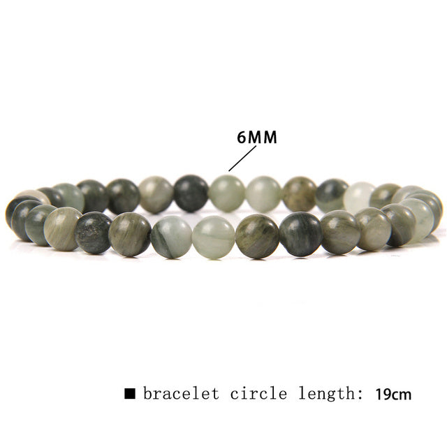 The Green Collection - A collection of green crystal bracelets for luck, abundance, and growth