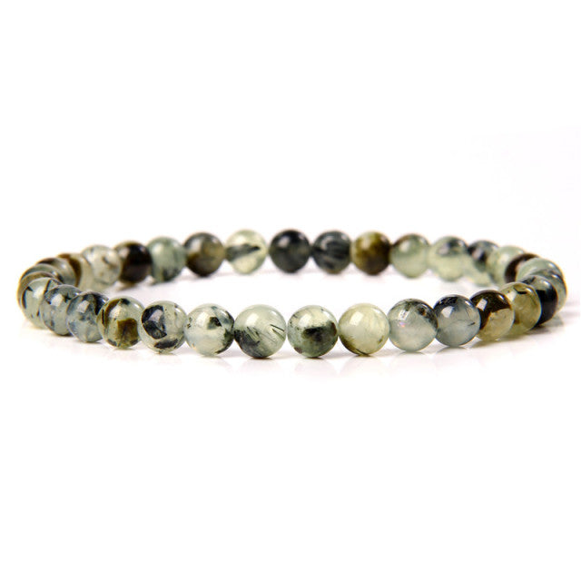 The Green Collection - A collection of green crystal bracelets for luck, abundance, and growth