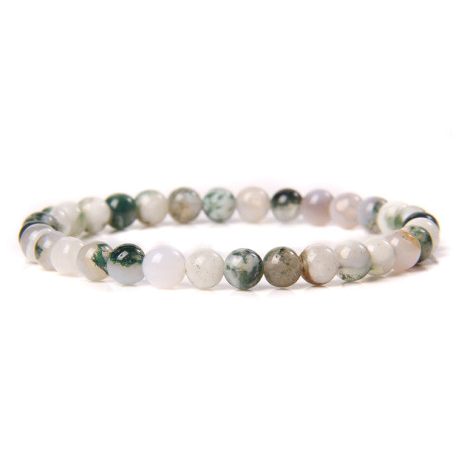The Green Collection - A collection of green crystal bracelets for luck, abundance, and growth