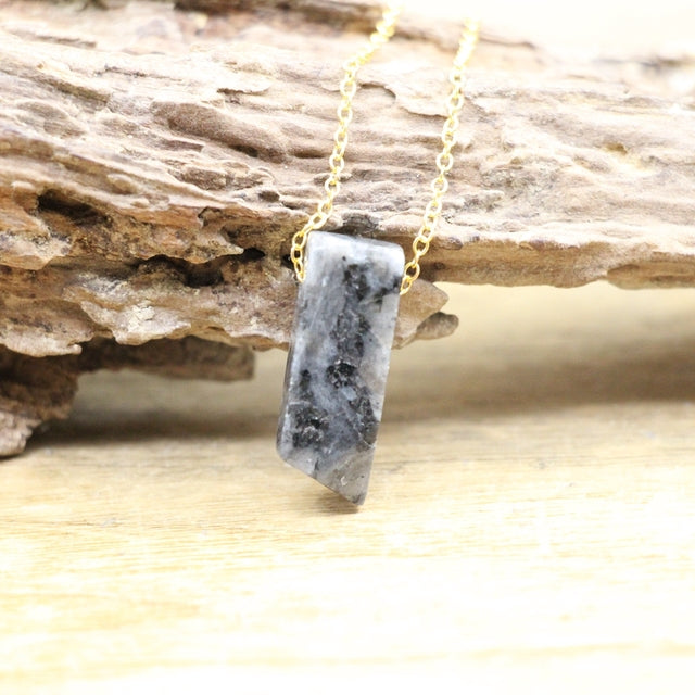 Polished Stone Crystal Slice / Slab Pendants Necklace Crystal Jewelry - Irregular and Natural Shapes