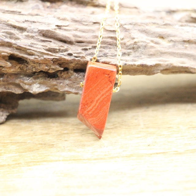 Polished Stone Crystal Slice / Slab Pendants Necklace Crystal Jewelry - Irregular and Natural Shapes
