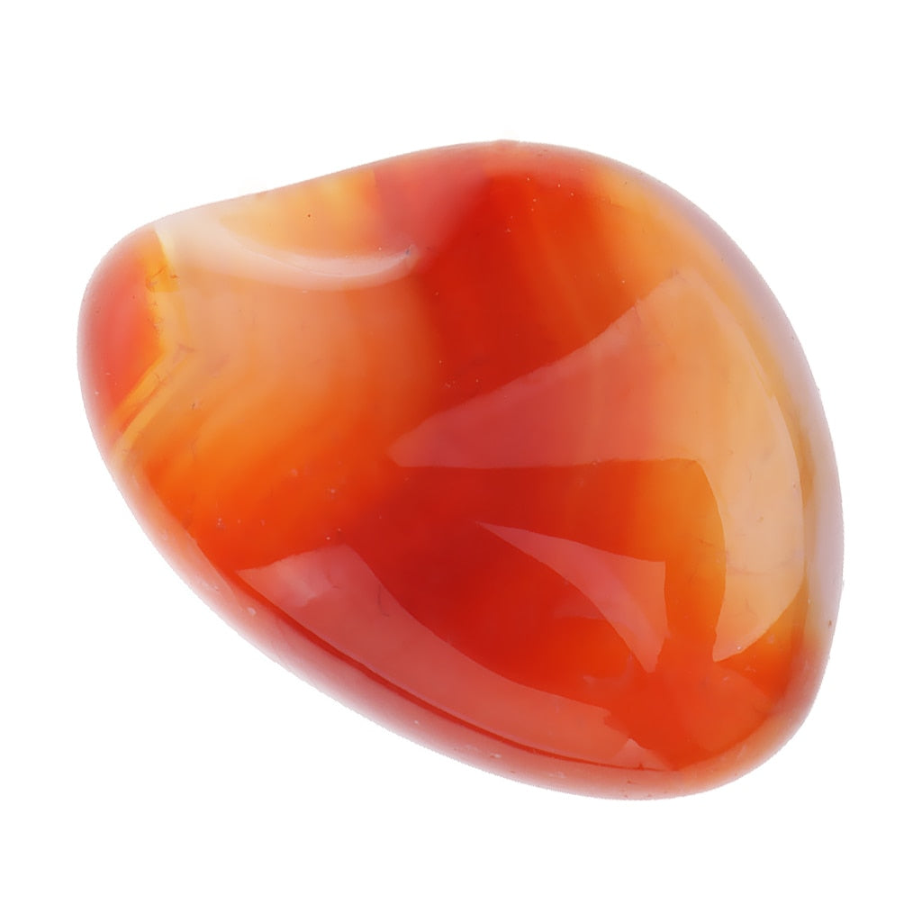 20-30mm Natural Agate Carnelian Palm Stones Crystal Reiki Energy Power Stone for DIY Jewelry Making Necklaces Accessories 1pcs
