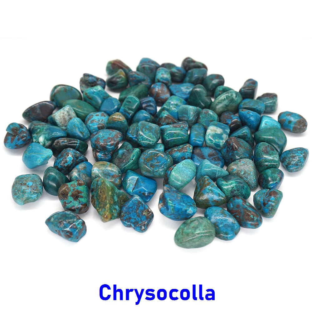 Natural Malachite Tumbled Stones Bulk Healing Crystals Reiki Polished Real Gemstone Aquarium Decoration Material For Jewelry