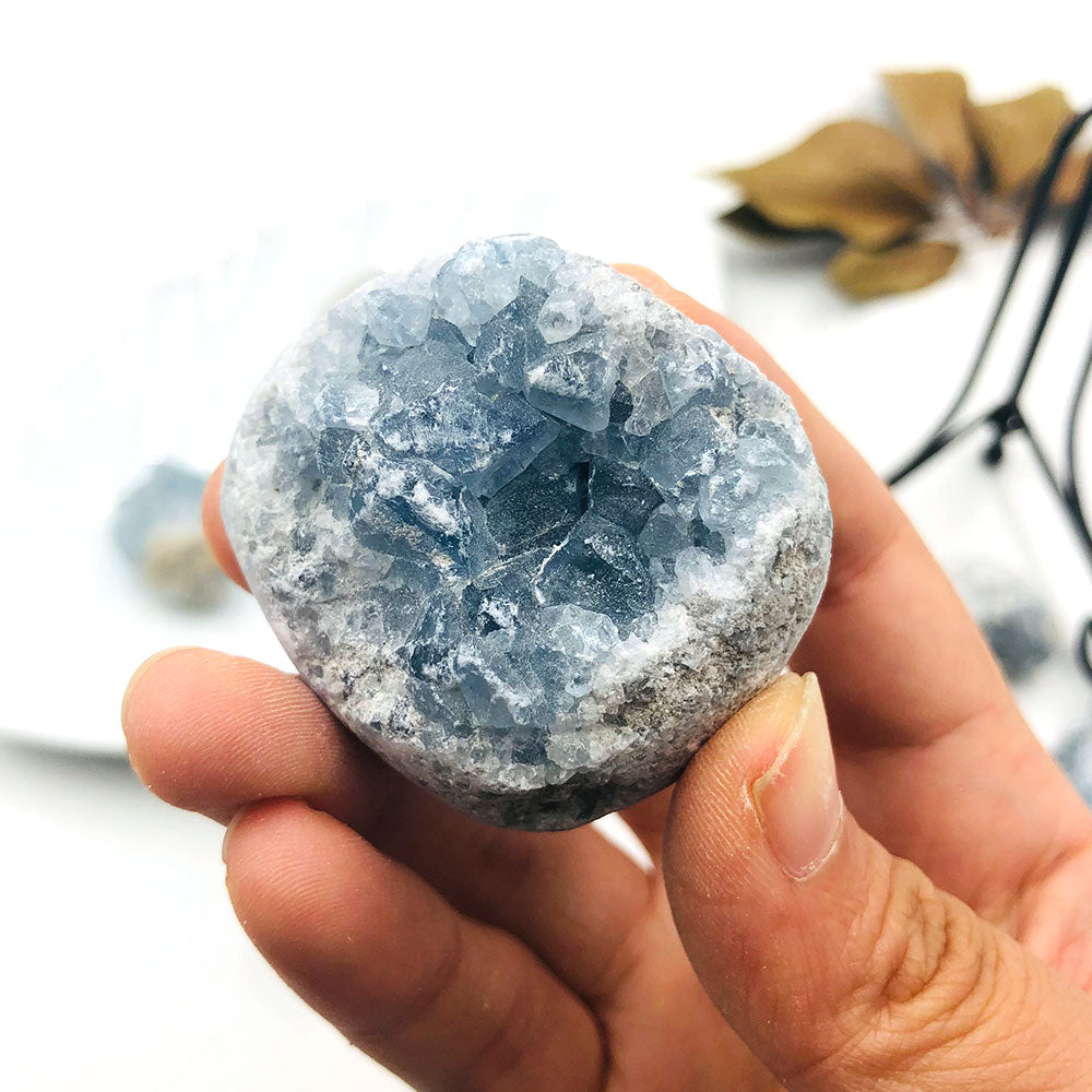 Natural Gemstone Amethyst Quartz Cluster Druzy Geode Crystal