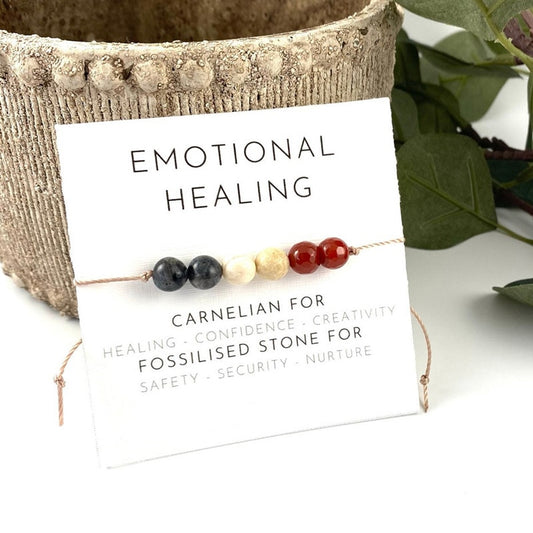 Emotions Wish Bracelet Carnelian Stone Minimalist Bracelet Crystal Prescription Jewelry for Women Men Healing Bracelet