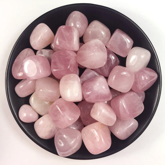 Rose Quartz Tumbled / Polished Crystal Stones.