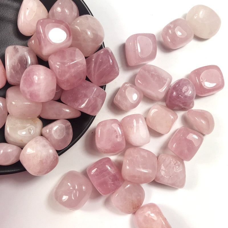 Rose Quartz Tumbled / Polished Crystal Stones.