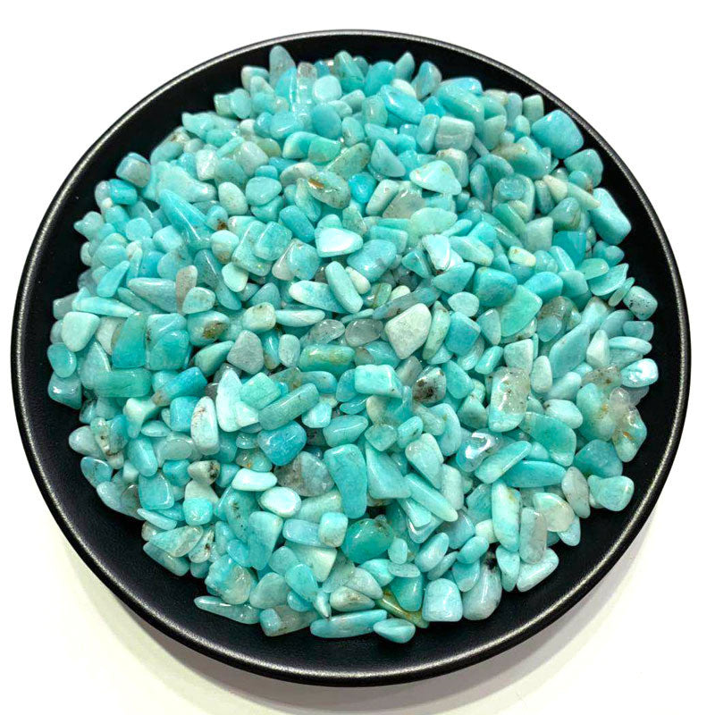 Amazonite Tumbled / Polished Stones - 100g Perfect for Crystal Grids.