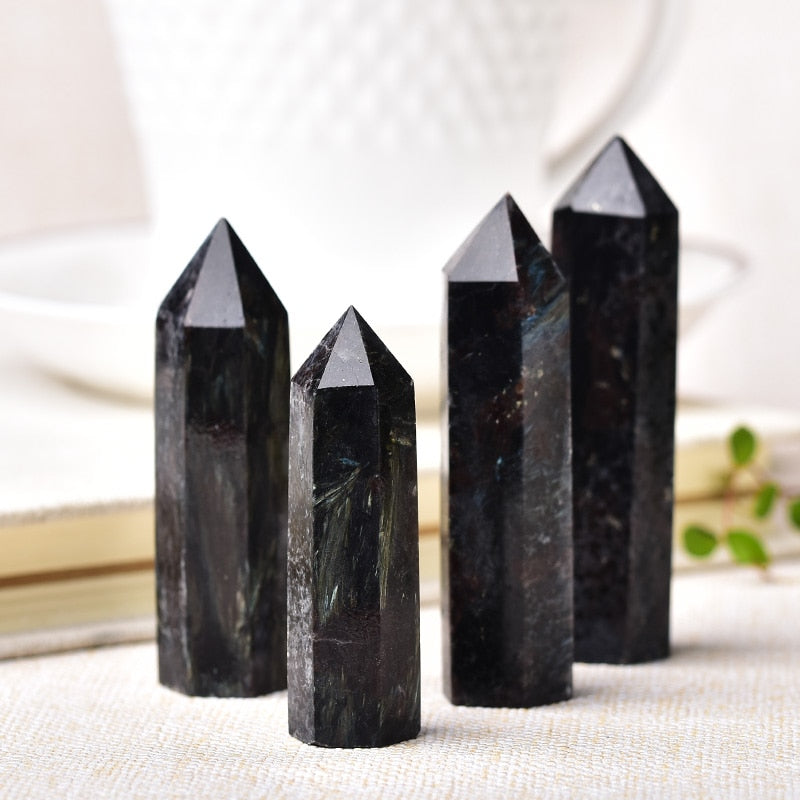 Astrophyllite Crystal Tower / Point / Obelisk / Wand freeshipping - Dara Laine Murray