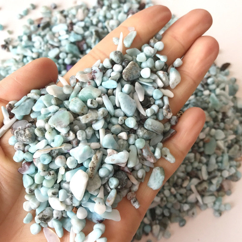 Larimar Crystals - Polished Rock Chips freeshipping - Dara Laine Murray