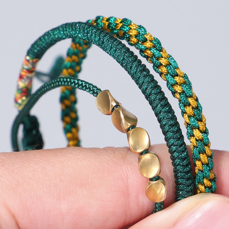 Tibetan Copper Beads Bracelet Handmade