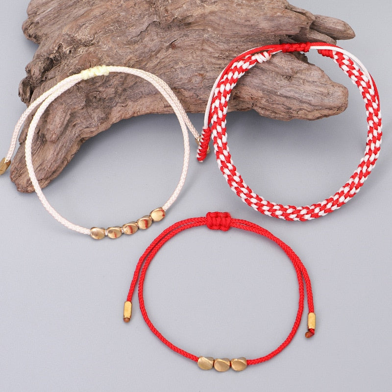 Tibetan Braided Handmade Copper Bracelets - Sets of 3 freeshipping - Dara Laine Murray