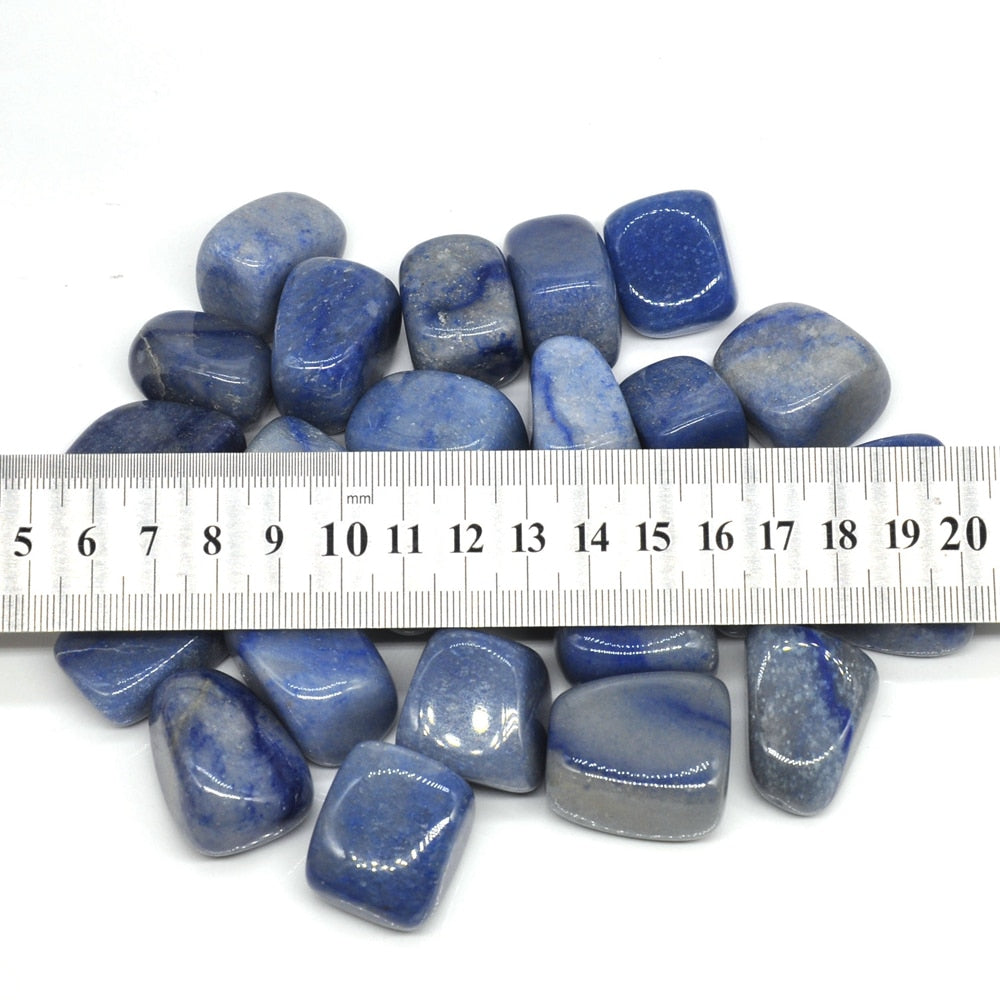 Natural Blue Aventurine Tumbled Stones Bulk Healing Crystals Reiki Polished Gems Raw Aquarium Decoration Minerals Collection.