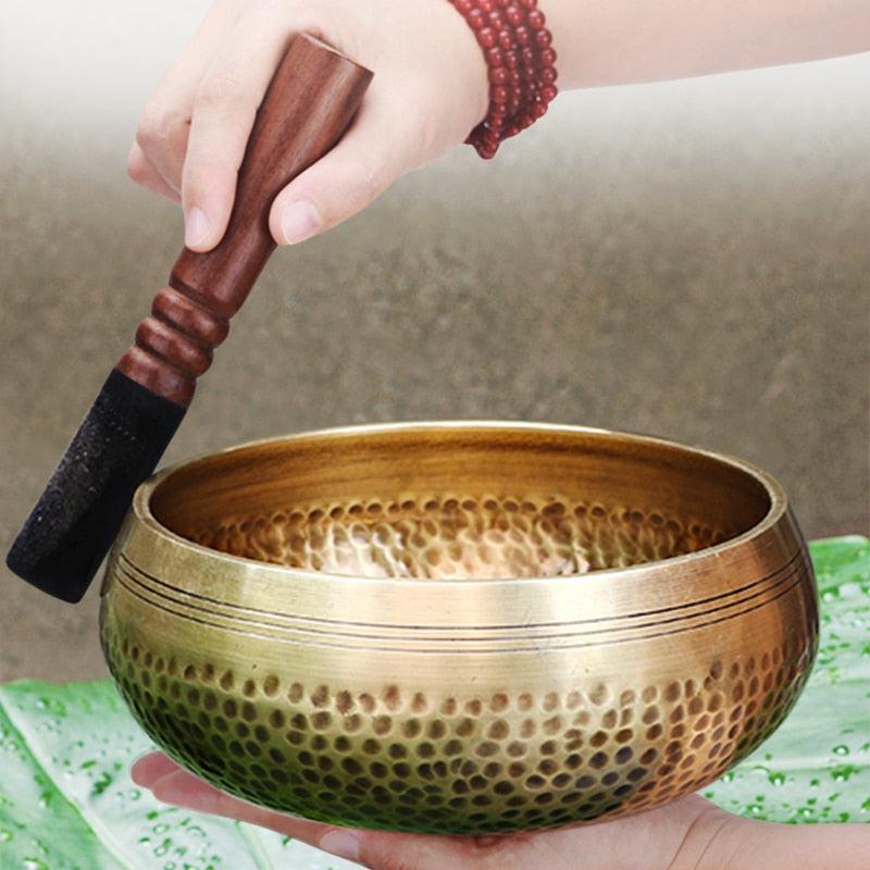 Brass Singing / Meditation Bowl Handmade in Nepal freeshipping - Dara Laine Murray