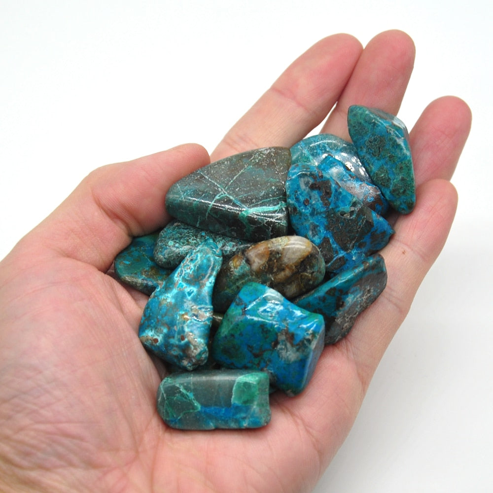 Chrysocolla Tumbled Stone Crystals freeshipping - Dara Laine Murray