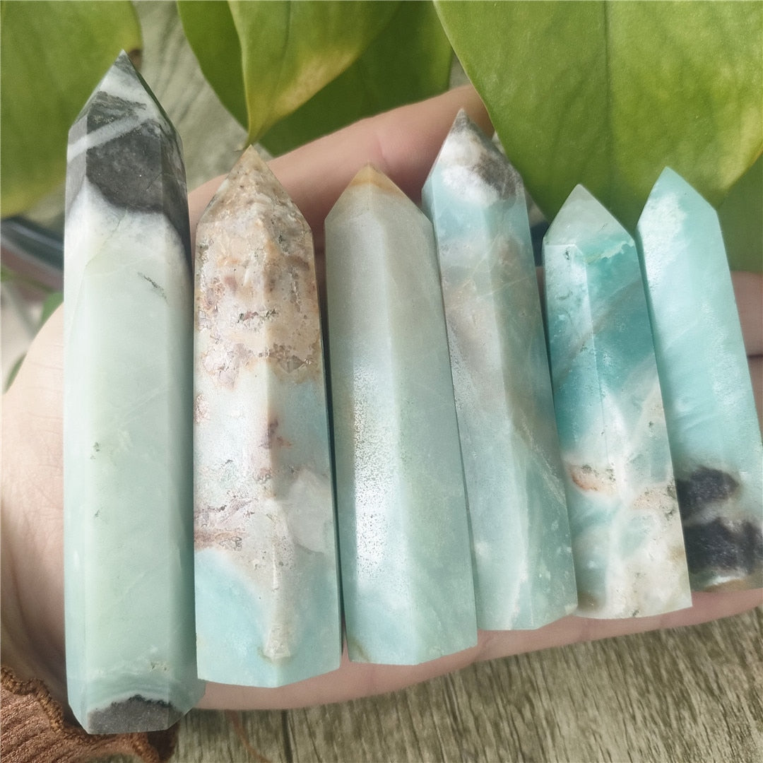 Caribbean Calcite Crystal Tower / Obelisk / Point freeshipping - Dara Laine Murray