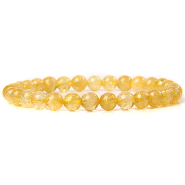 The Yellow Stone Collection - A collection of yellow crystal bracelets for prosperity, success, courage, and strength