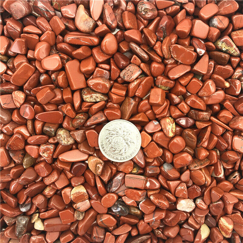 Tumbled Polished Red Jasper Stones for Crystal Grids - 50g freeshipping - Dara Laine Murray