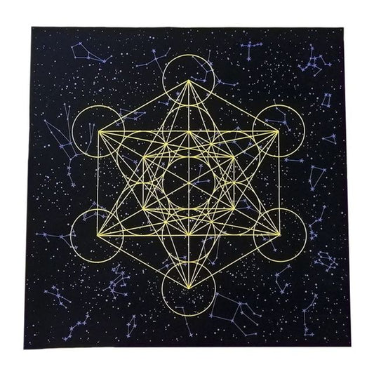 Crystal Grid Altar Velvet Cloth freeshipping - Dara Laine Murray