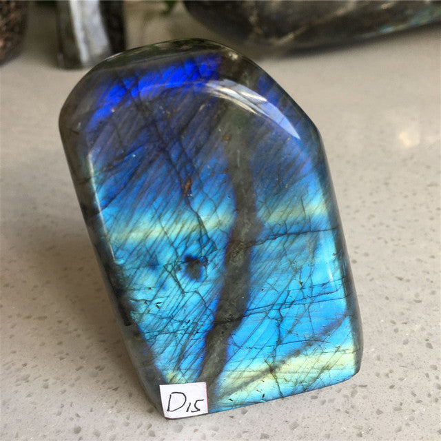 Blue Flash Labradorite Crystal Stone from Madagascar (choose your own specific piece)
